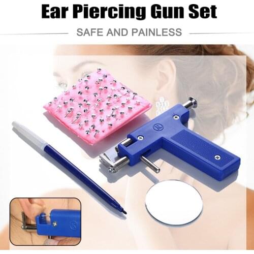 Newest Safety Ear Piercing Tool Kit for Ear Nose Lip Safety with Earring Studs