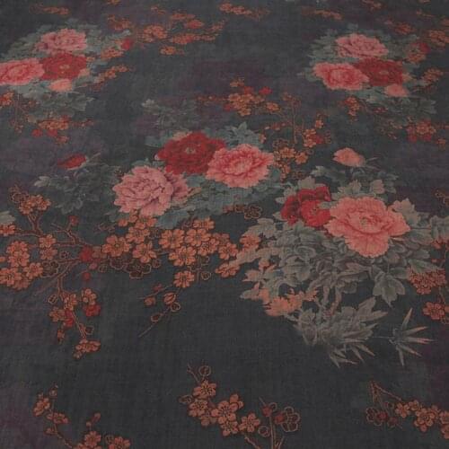 Cloud Heavy Mulberry Silk Cheongsam Dress Fabric