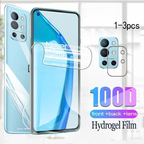 Front back hydrogel film for oneplus 9 R pro 9pro one plus 1+9 camera screen protector oneplus9pro oneplus9R glass films covers