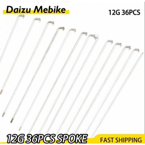 E-bike high quality bicycle 8fun 12G stainless steel spokes customized custom made spoke radius knitting needle bike spoke