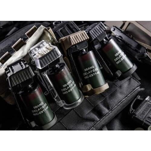 TMC MK13 Flash bang Gren Pouch Dummy Quick Release Holder Set for Molle System