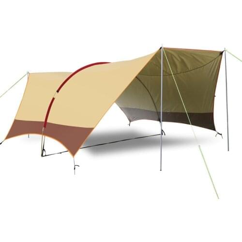 Outdoor Thickened Anti-UV Anti-rainstorm Sun Shelter Family Tents Outdoor Camping Picnic Awning Beach Tent Barbecue Gazebo