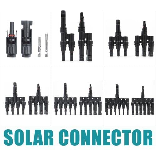 10Pairs T 3T 4T 5T 6T Y 3Y 4Y Branch Solar Connector MC Plug Cable Quick Connect male and female for Solar Cells Photovoltaic
