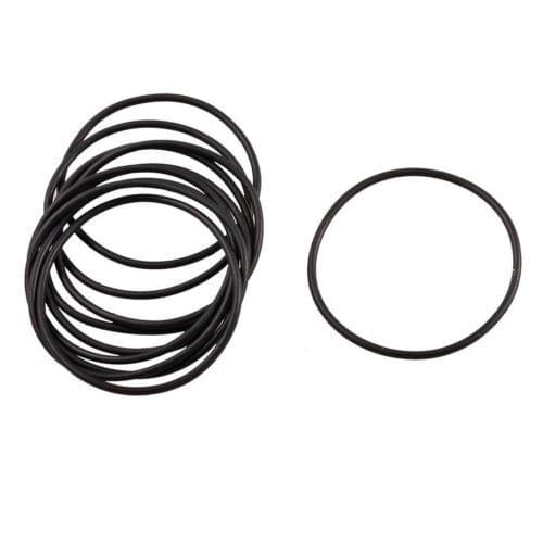 20 Pcs Black Rubber Oil Filter Sealing O Ring Gasket 38mm x 35mm x 1.5mm