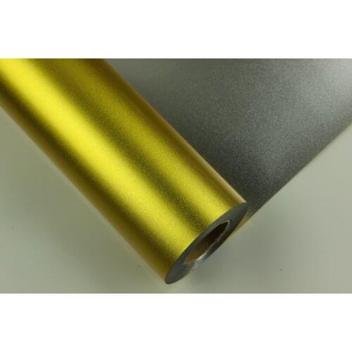 50"*30m wide format gold inkjet film with frosted surface