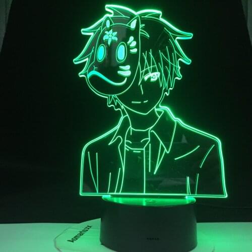 Anime Night Light Hotarubi No Mori E Ginn Figure for Kids Girl Room Decor Movie The Light of The Fireflies Forest Kinn Gift Lamp