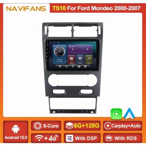 9" Android 11 DSP Car Radio Multimedia Video Player For Ford Mondeo 3 2000-2007 Carplay Auto No 2 din GPS Serero 6G RAM 128G ROM