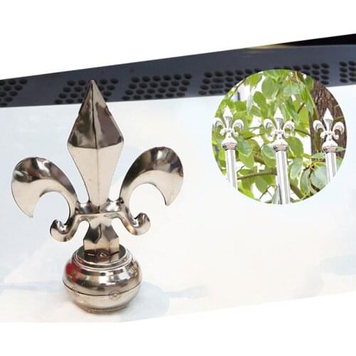 Freeshipping 116mm Ture Color Decoration Handrail Armrest Stair Fence Gate Door Top Tip With Base Parts Head for Outdoor