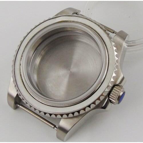 40mm Rotating Bezel Watch Case Sapphire Glass Solid/Seeing CaseBack Fit NH35A MIYOTA 8215 821A 8205 MOVEMENT