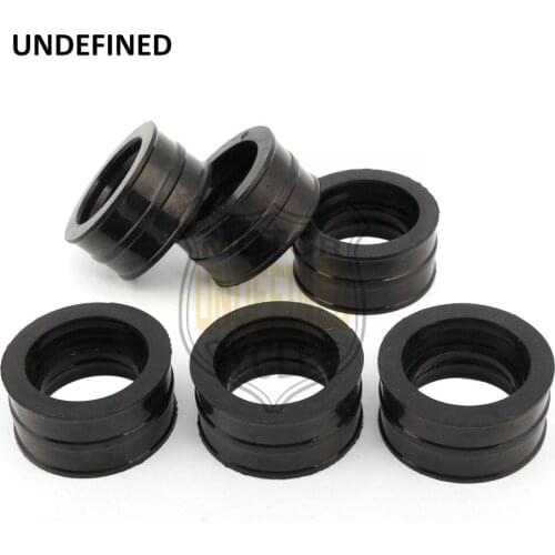 6 Pcs Carb Carburetor Intake Manifold Interface Boot Set fits for HONDA CBX 1000 Super Sport Standard 1979 1980 Motorbike