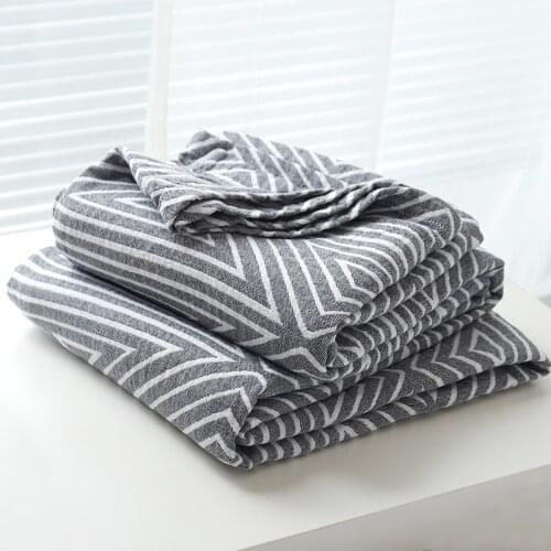 Summer Multicolor Quilt Modern Style Solid Cotton Decorative Gauze Towel Blankets Bedspreads On The Bed Sofa Cover