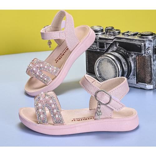 Summer Kids Shoes Fashion Sweet Princess Children Sandals for Girls Toddler Baby Soft Breathable Shoes Baby Sandals