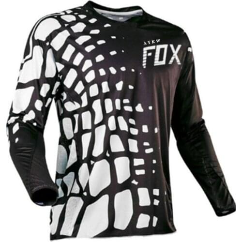 Downhill jerseys FOX mtb cycling jersey men mountain bike Short sleeve maillot ciclismo hombre verano motocross sports team