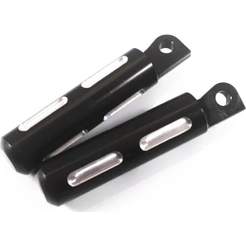 Motorcycle Male Mount Foot Pegs Pedals Footrest For Harley Blackline Dyna FLHT FLHR Sportster 1200 883 Touring Cafe Racer