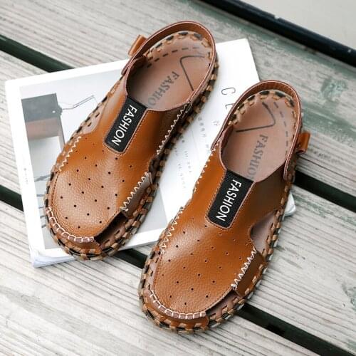 Sandalias Transpirables Sandals For Men 2020 Sandalias Man Roman Shoes Slide De Verano Para Hombre Sandale Homme Sport Summer