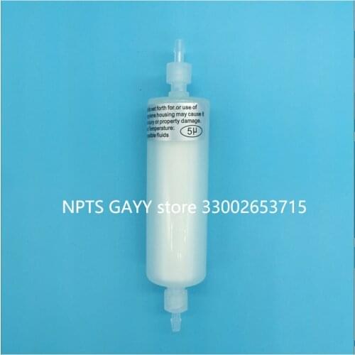 10pcs/lot Solvent ink filter for Infiniti Crystaljet Human Allwin large format plotter printer 5um 80mm long Solvent Ink filter