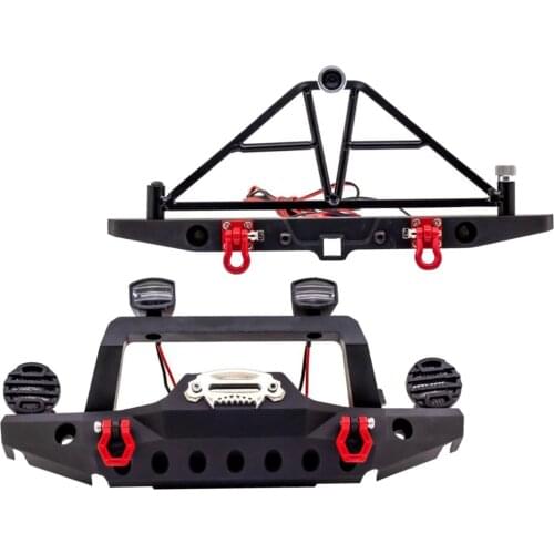 RC Crawler Front Rear Bumper for Axial TRX4 SCX10 Crawler Buggy Accessories