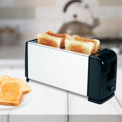 We Houseware electric toaster 4 slices of 1300 W, stainless steel, small home appliance & kitchen BN5533