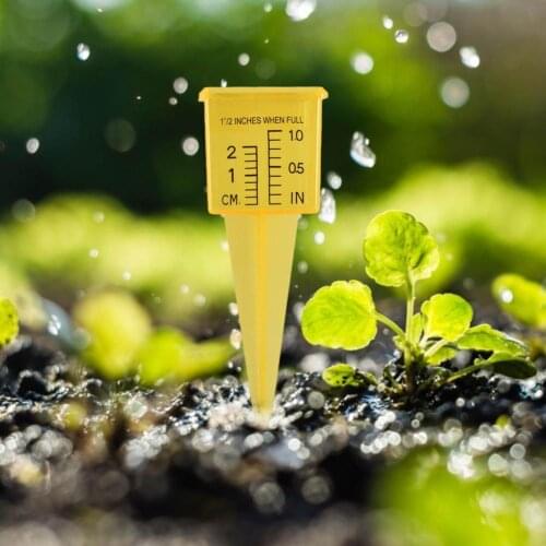 1.5 Inch Rain Gauge Sprinkler Gauge Outdoor Water Measure Tool Windproof And Rainproof For Weather Observers 10pcs Wholesale