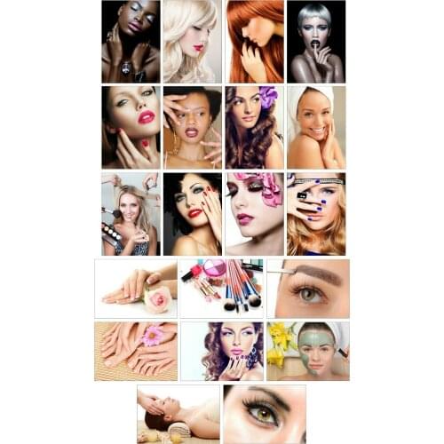 20style Choose Hair Beauty Therapy Nails Salon Massage PICTURE Art Film Print Silk Poster 24x36inch