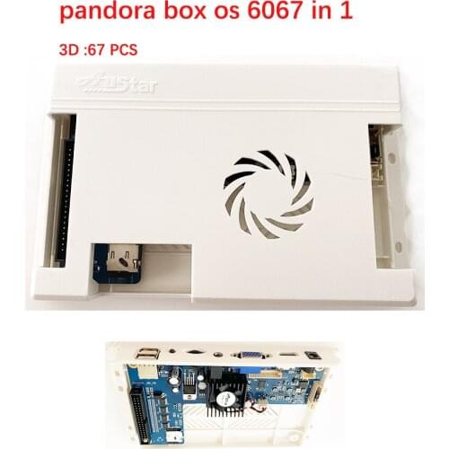 2021 arcade pandora box 6067 in 1 3D game board supports play games via USB HD cable handle for video game console