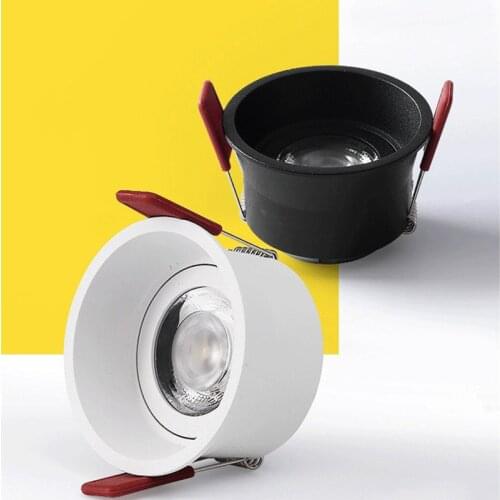2021 New Style Angle Adjustable Anti-Glare LED COB Recessed Downlights 7W 9W 12W 15W 18W 20W Ceiling Lamp Spot Lights AC85-230V