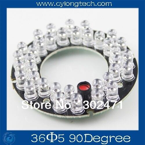 36 LED 5mm Infrared IR Led Board For Camera 90 Degree.CY36F5-90A