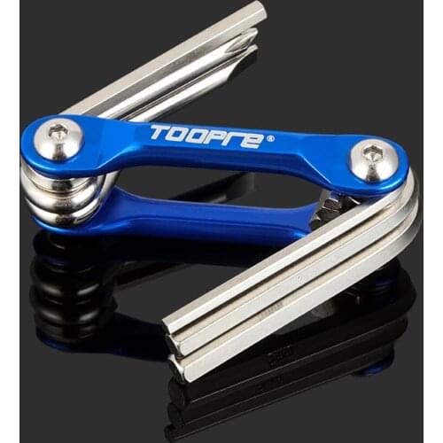 6 in 1 Multifunctional Repair Tool Repairing Wrench Screwdriver Kits Portable Folding Maintenance Tools for Home