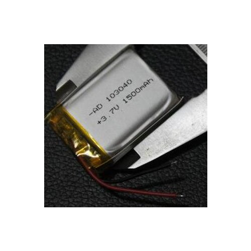 Free ship 2pcs/lot 103040 3.7v 1500mah lithium battery li-polymer li-po rechargeable battery bluetooth mini speaker battery