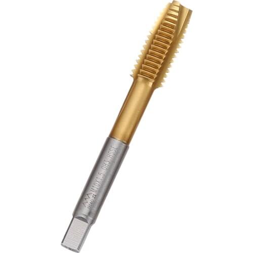 M10 Spiral Point Tap Screw Thread HSS Metric Plug Titanium Plating Machine Tap For Drill Stainless Steel Hand Tools