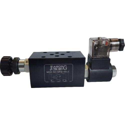 MFS-02T MFS-03T MFS-02-T MFS-03-T AC220V DC24V Hydraulic superposed electromagnetic speed control valve JIAHONG TONG SHUN