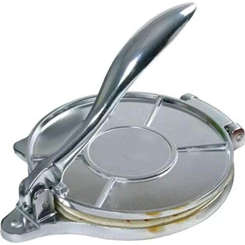 Multifunctional Aluminum Alloy Non-stick Tortilla Maker Press Pan Kitchen Tool Home Kitchen Flour Corn Baking Press Maker Tool