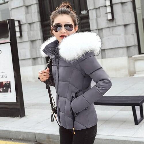 New Fashion Camouflage Winter Jacket Women Big Fur Hooded Thick Down Parkas Female Jacket Coat Slim Warm Winter Outwear