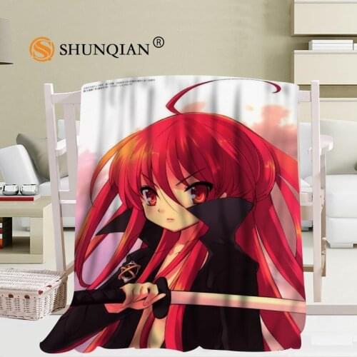 New arrival Custom Shakugans Shana Blanket Sofa New Blanket Portable Soft Blanket Bed Plane Travel Adult Home Blanket