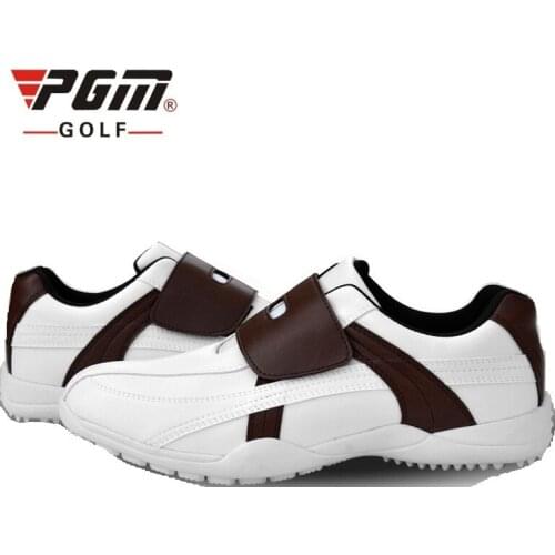 Pgm Men Outdoor Sports Golf Shoes Male Golf Anti-Skid Breathable Sneakers Soft Leather Golf Sneakers High Quality #B2255