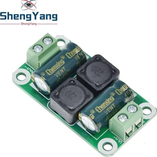 0-50V 4A DC Power Supply Filter Board Class D Power Amplifier Interference Suppression Board Car EMI Industrial Control Panel
