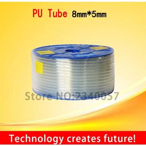 90Meter Pneumatic Component PU Tube Air Hose Pipe PU 8mm*5mm high pressure gas soft gas pump
