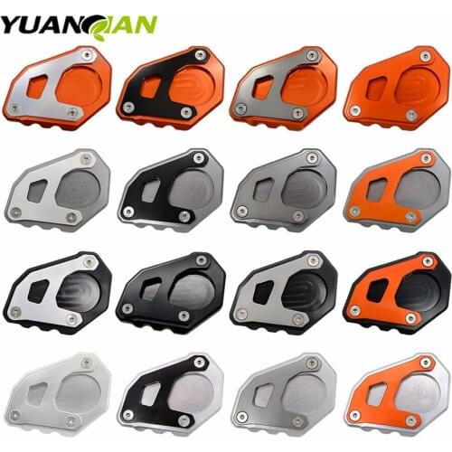 YUANQIAN Motorcycle Kickstand Foot Side Stand Extension Pad Support Plate For 1050 1090 1190 1290 Adventure