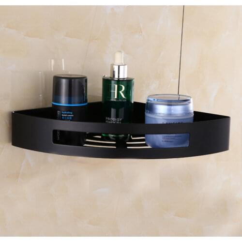 Bathroom Shelves Stainless Steel 2 Tiers Corner Shelf Shower Caddy Storage Shampoo Basket Wall Kitchen Corner Sticky Holder 9287