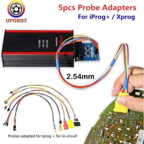 IProg+ iProg Pro Programmer 5 Probes Adapters For In-circuit ECU Work with iProg Pro Key Programmer and Xprog