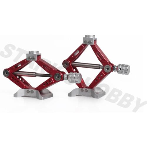 1:10 RC Adjustable Metal Mini Scissor Jack Tool Decoration for 1/10 RC Crawler Car Traxxas TRX4 Axial SCX10 Tamiya CC01 D90 TF2
