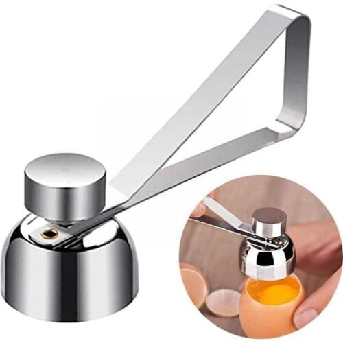 Steel Egg Scissors Egg Topper Cutter Shell Opener Steel Creative Boiled Kitchen Supplies Egg Open Tools H7V3
