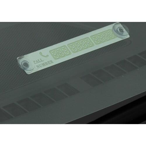 Luminous Temporary Parking Card For 911 918//Macan/Macan S/Panamera/Cayman/Carrera/Boxster