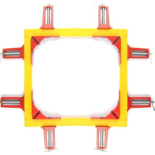 4 PCS Rugged 90 Degree Right Angle Clamp DIY Corner Clamps Quick Fixed Fishtank Glass Wood Picture Frame Woodwork Right Angle