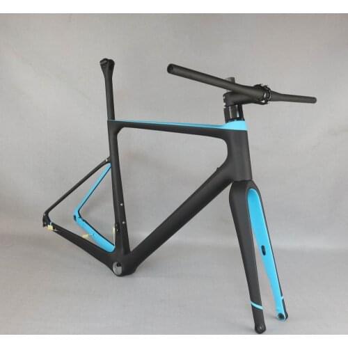 2021 all inner cable disc gravel frame super light T1000 Gravel Bike Frame , Bicycle GRAVEL frame flat mount handlebar