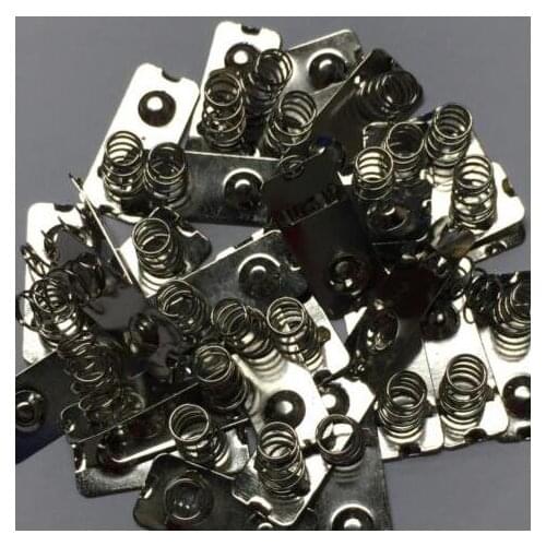 30PCS AAA Battery Positive Negative Conversion Spring Contact Plate