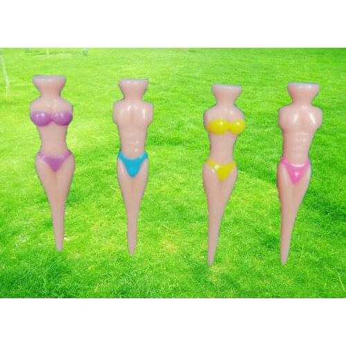 50 pieces Hot sale ladies and gentlemen body golf tee