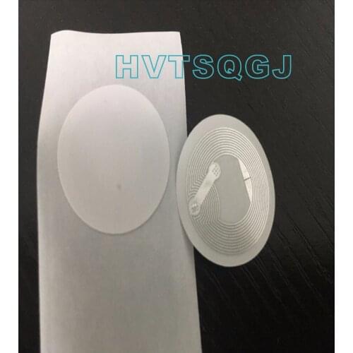 5000pcs Free shipping nfc 215 chip NFC Passive RFID Sticker Tag / Rewritable NFC Tag