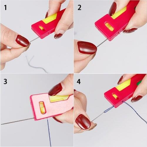 Automatic needle threader elderly easy to use thread guide needle device Use Tool Threader Elderly Guide Needle Easy Device