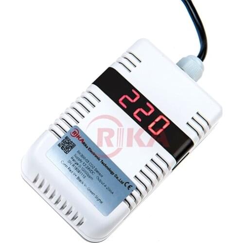 RIKA RK300-03 Indoor Outdoor 4-20mA 0-5V RS485 Modbus Output Carbon Dioxide Measurement CO2 Sensor